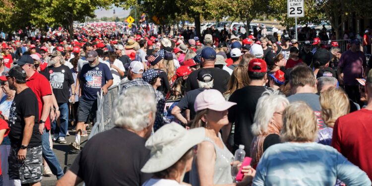 Trump pledges 10,000 extra border agents in fight with Harris over immigration