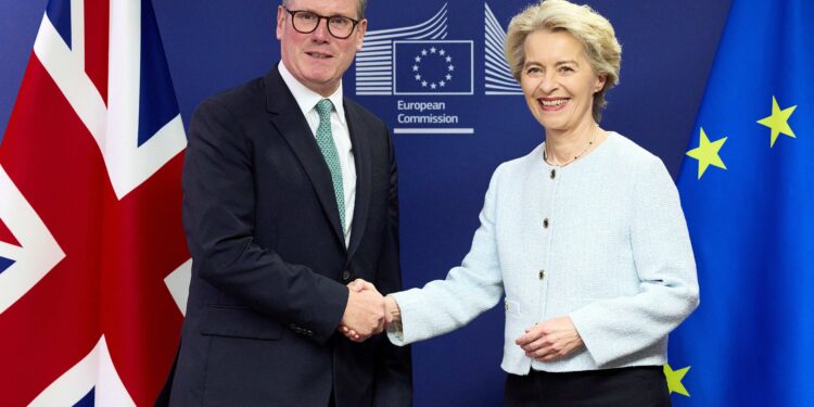 UK PM Starmer visits Brussels for first talks on EU reset