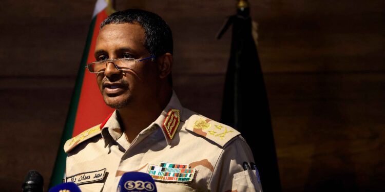 Head of Sudan’s RSF accuses Egypt of being involved in airstrikes on group’s troops