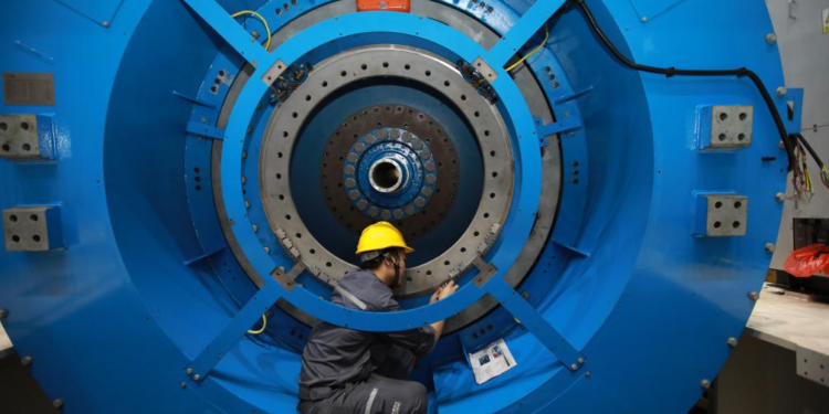 World’s largest floating offshore wind turbine rolls off production line in China