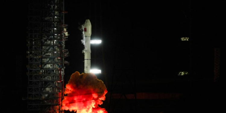 China launches third high-orbit internet services satellite