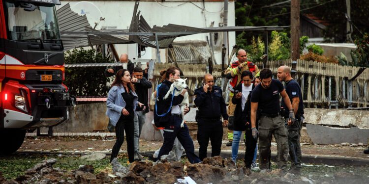 Hezbollah rockets land near Tel Aviv after large Israeli strike on Beirut