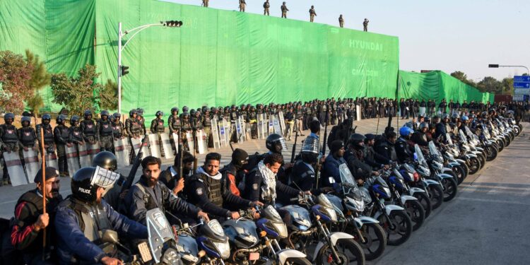 Islamabad locked down ahead of protests seeking ex-PM Imran Khan’s release
