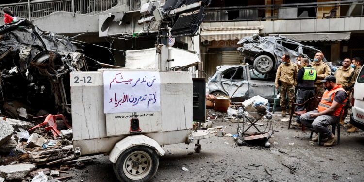 Deadliest Israeli strike yet on central Beirut leaves gruesome scenes