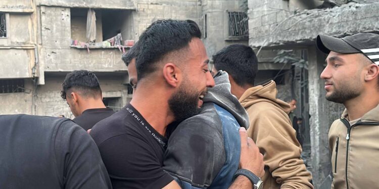 At least 40 Palestinians killed in Israeli strikes in Gaza, medics say