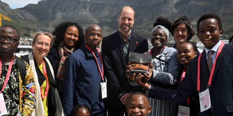 UK’s Prince William begins climate-focused trip to South Africa