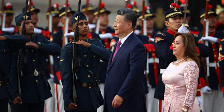 China’s Xi arrives in Lima for APEC, to open Pacific megaport