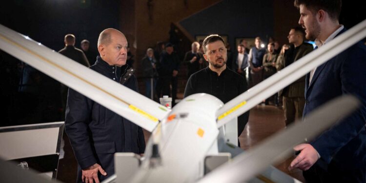 Germany’s Scholz pledges new military aid to Ukraine during rare Kyiv trip