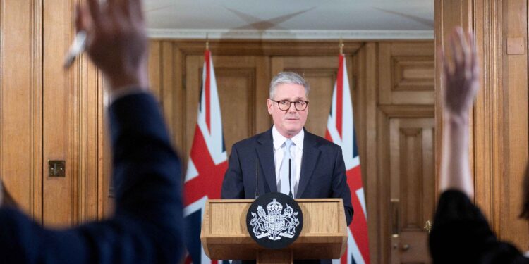 Under pressure, UK’s Starmer sets out plans to deliver on election pledges