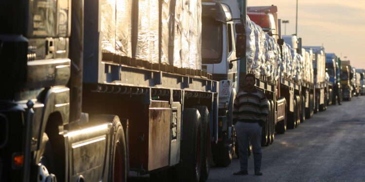 Biden welcomes Gaza ceasefire as aid trucks rush to help civilians