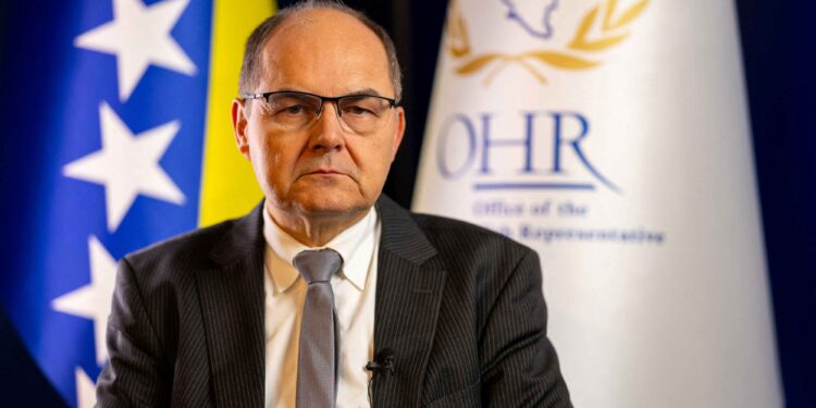 Bosnia peace envoy declares Serb parliament’s orders illegal