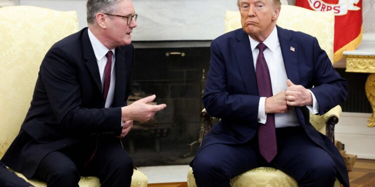 Trump dodges plea from Britain’s Starmer for Ukraine security guarantee