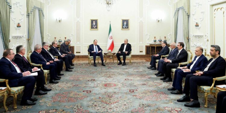 Russia’s Lavrov aligns positions with Iran on nuclear programme