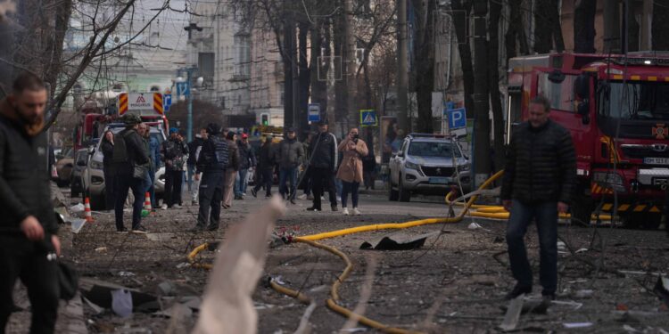 Russian missile strike kills 34 in Ukraine’s Sumy, Kyiv says