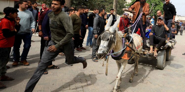 Israeli strike kills 29 people in Gaza City house, medics say