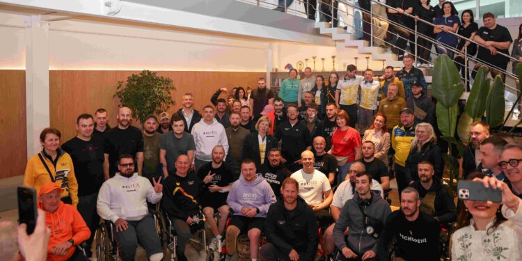 Prince Harry meets war victims in Ukraine