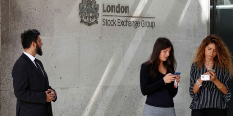 UK stocks gain on financial, defence boost amid tariff relief