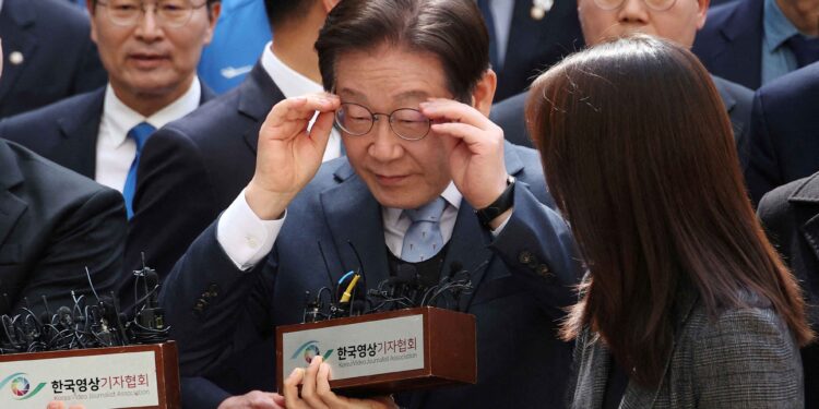 South Korea opposition leader Lee Jae-myung declares presidential run