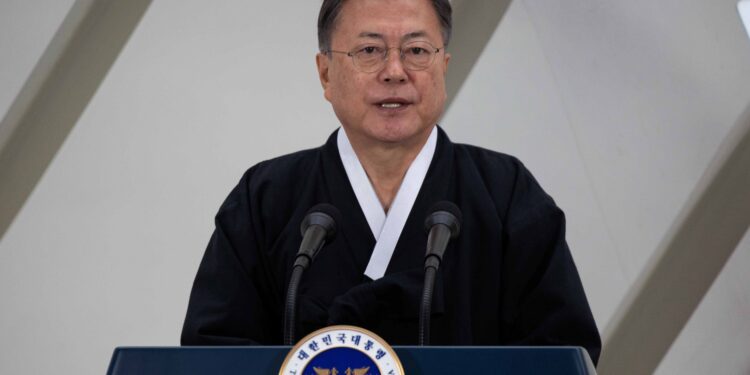 South Korea prosecutors indict ex-president Moon Jae-in for bribery