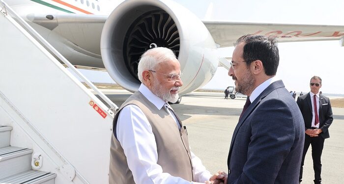 India Prime Minister Modi visits Cyprus to advance trade corridor plans