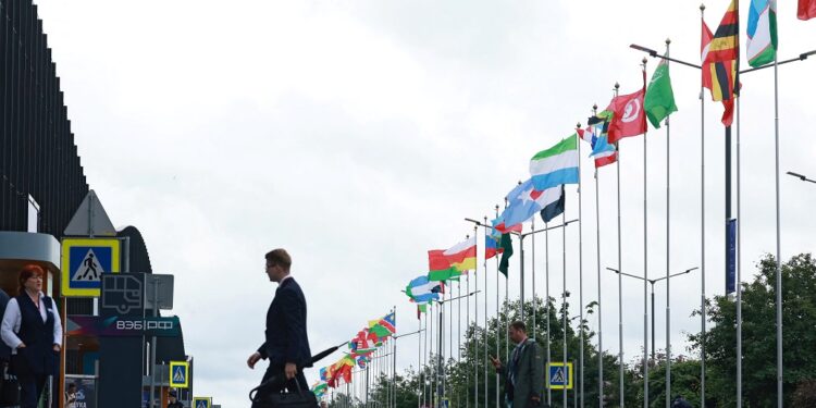 Russia’s flagship economic forum offers scant hope of foreign investment revival