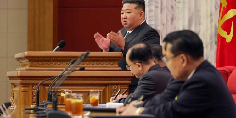 North Korean leader Kim presides over key party meeting, state media says