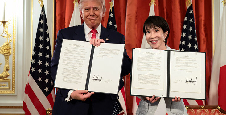 Trump praises Japan’s ‘great’ female leader in talks on trade, critical minerals