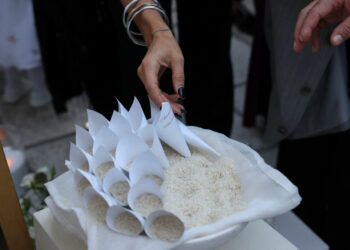 The new revenue stream for Greece’s struggling rice farmers? Wedding confetti
