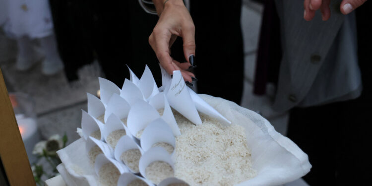 The new revenue stream for Greece’s struggling rice farmers? Wedding confetti