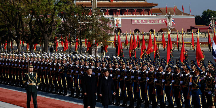 China plays up image of reliable partner as foreign monarchs visit