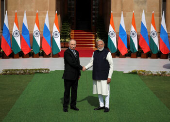 Putin and Modi discuss trade, peace in New Delhi summit