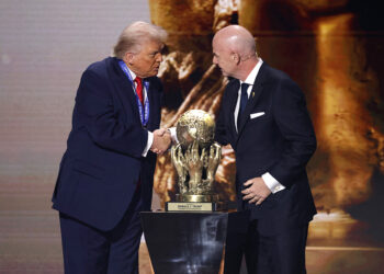 At the 2026 World Cup draw, the winner is … Donald Trump