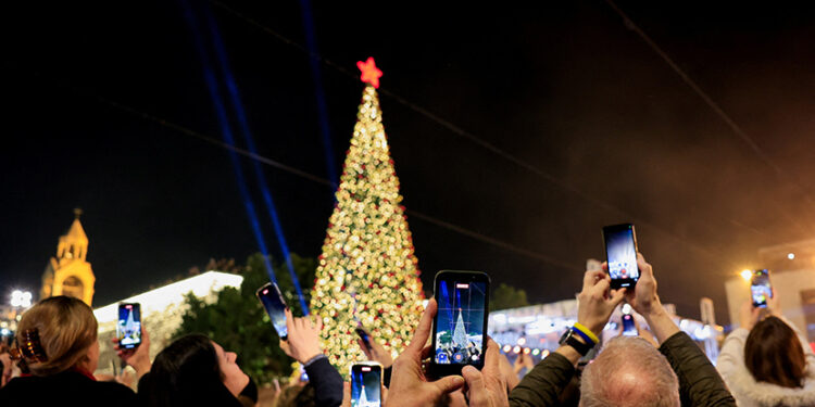 As Christmas lights return to Bethlehem, Palestinians look for hope