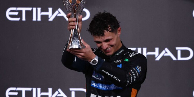 Motor racing-Tearful Norris takes F1 title as Verstappen wins Abu Dhabi race