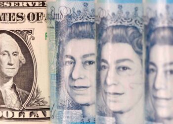 Sterling steadies, with focus on Fed and UK retail sales