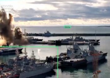 Ukraine says underwater drones hit submarine, but Moscow denies damage