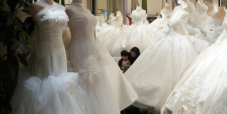 China’s wedding dress sellers pin hopes on rise in marriages