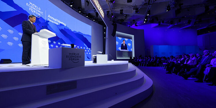 China keeps low profile in Davos in pursuit of Western investment