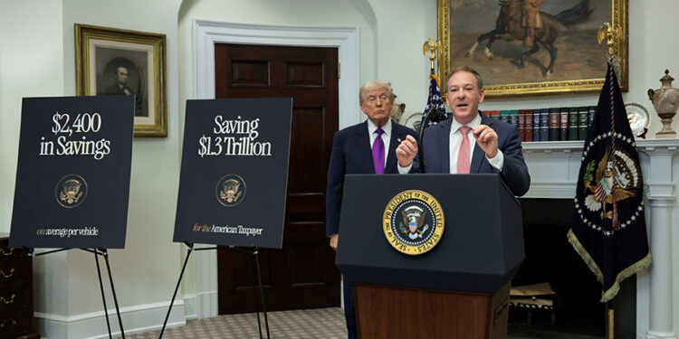 Trump revokes basis of US climate regulation, ends vehicle emission standards