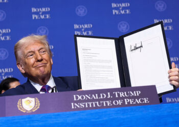 At Board of Peace debut, Trump announces global commitments for Gaza reconstruction