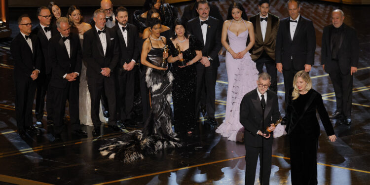 ‘One Battle After Another’ takes best picture at the Oscars