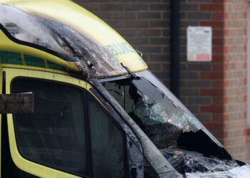 London Jewish community ambulances set ablaze in antisemitic attack, PM says