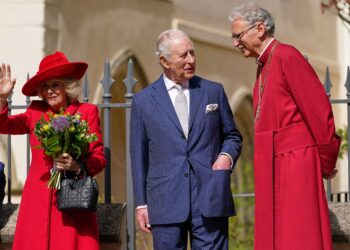 British royals gather for Easter service, with Andrew and his family absent