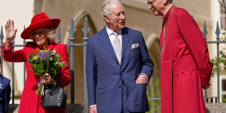 British royals gather for Easter service, with Andrew and his family absent