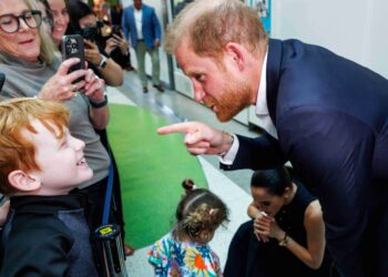 Britain’s Prince Harry speaks of struggles of fatherhood on Australia tour