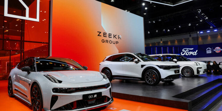 At Beijing car show, Chinese automakers take aim at Europe’s premium brands
