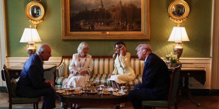 King Charles arrives in US for state visit amid differences over Iran war