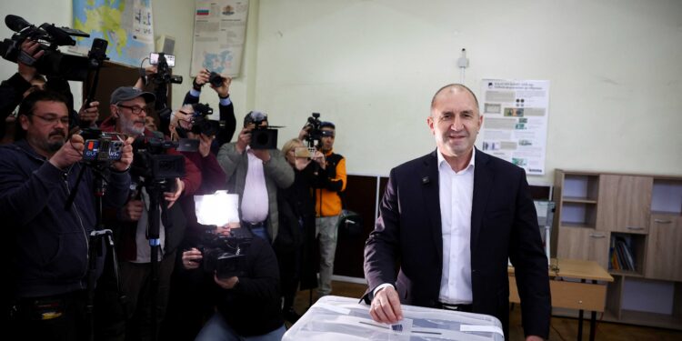 Bulgaria’s pro-Russian former president set for landslide election win, exit polls show