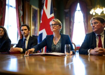 Britain says 40 countries discuss reopening Strait of Hormuz after Iran blockade