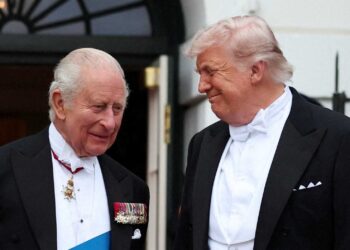 As Trump greets Charles, the White House calls them ‘TWO KINGS’